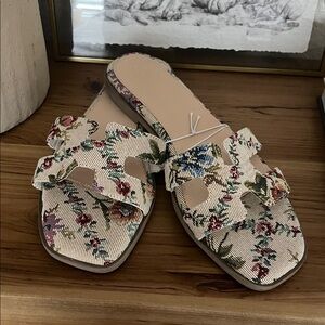 Altar'd State Floral Patterned Sandals